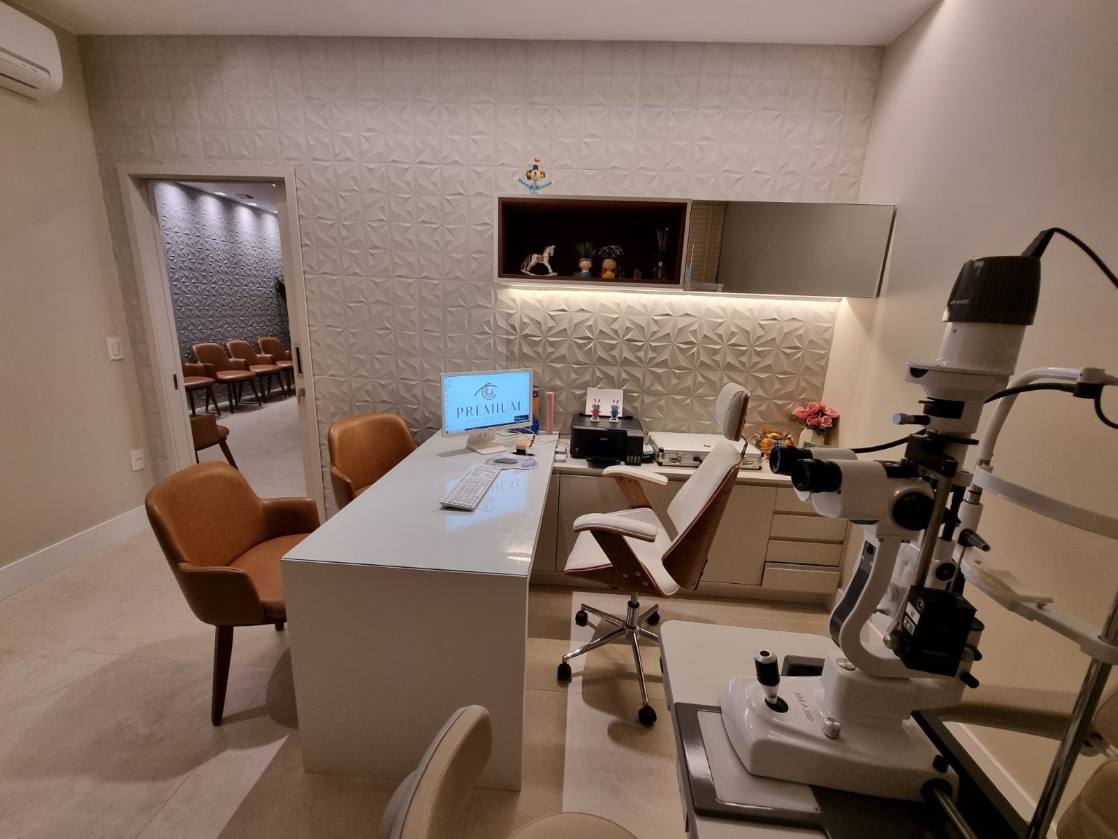 Consultório oftalmológico da Premium Oftalmologia